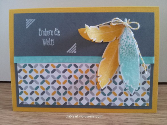 Karte »Erobere die Welt« by clabi's ART