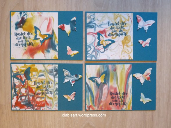 Rasierschaum-Karten clabis ART